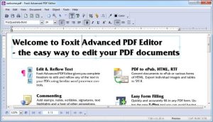 Foxit Advanced PDF Editor Crack